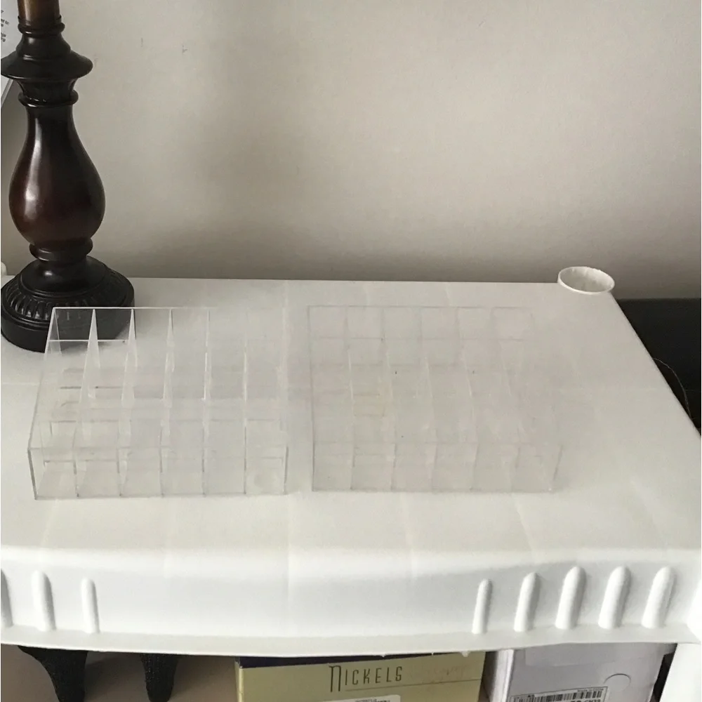 (2) lipstick or brush holders